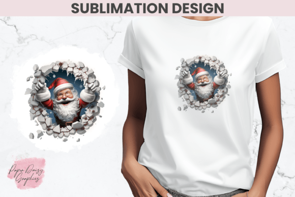 3D Santa Illustrations for Festive Branding