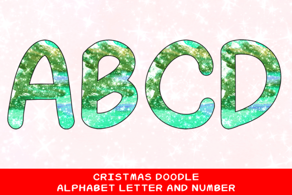 Christmas Doodle Alphabet: Festive Illustrations