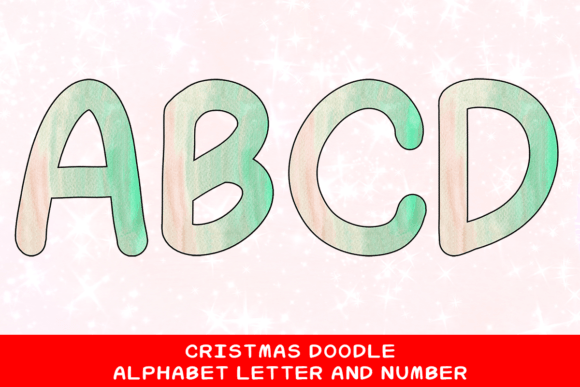 Christmas Doodle Alphabet: Festive Illustrations