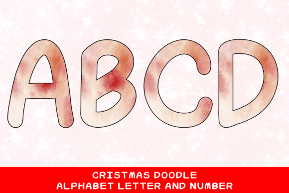 Christmas Doodle Alphabet Letter 119: Festive Illustrations for Crafters