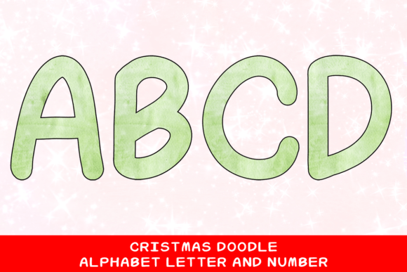 Christmas Doodle Letter 77 Illustrations