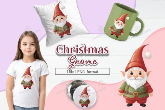 Christmas Gnome Clipart Review: Illustrations