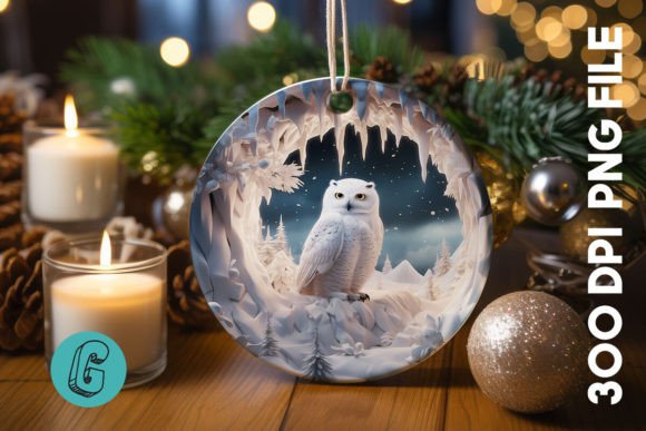Cute Owl Christmas Ornament PNG 16: Illustrations Review