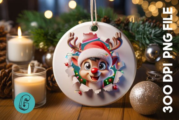 Reindeer Christmas Ornament Front 06: A Designer’s Review