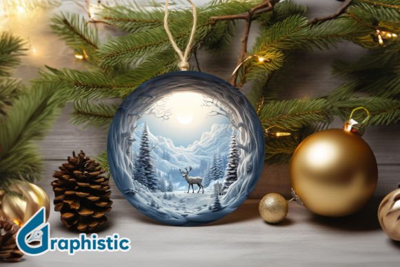 Reindeer Christmas Ornament PNG 01: A Crafter’s Review