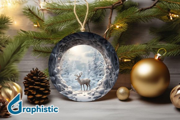 Reindeer Christmas Ornament PNG 11 Review