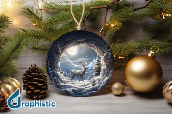 Reindeer Christmas Ornament PNG 15 Review