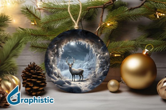 Reindeer Christmas Ornament PNG 19 Review