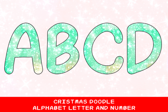 Review: Christmas Doodle Alphabet Letter 21 Illustrations