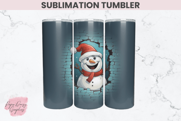 Review: Christmas Snowman Sublimation Tumbler Illustrations