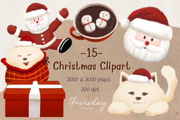 Reviewing Christmas Clipart Design Illustrations